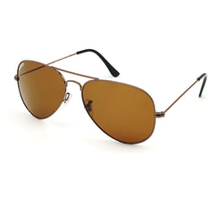 Astor Aviator Brown-Brown Sunglasses For Men & Women~CT-3025