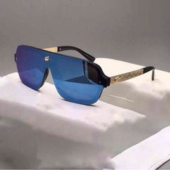 Ezkel Square Blue-Gold Sunglasses For Men & Women~ GC-3809