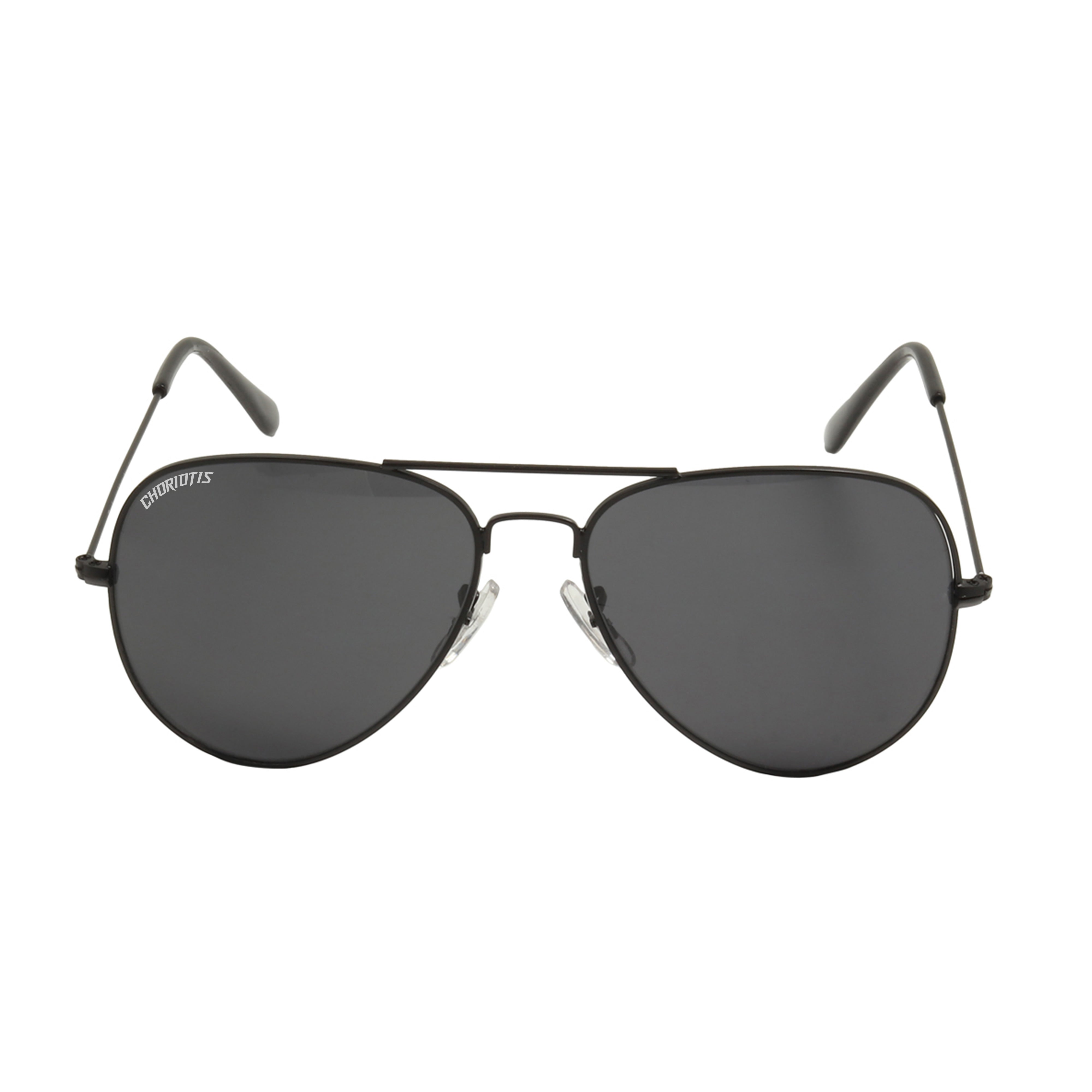 Astor Aviator Black-Black Sunglasses For Men & Women~CT-3026