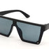 Full Black Retro Square Sunglasses For Men & Women~NON-8238