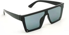 Full Black Retro Square Sunglasses For Men & Women~NON-8238