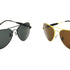 Combo Of Black Brown & Gold Ancestral Aviator Sunglasses For Men & Women (Pack Of 2 Pieces) ~ Combo