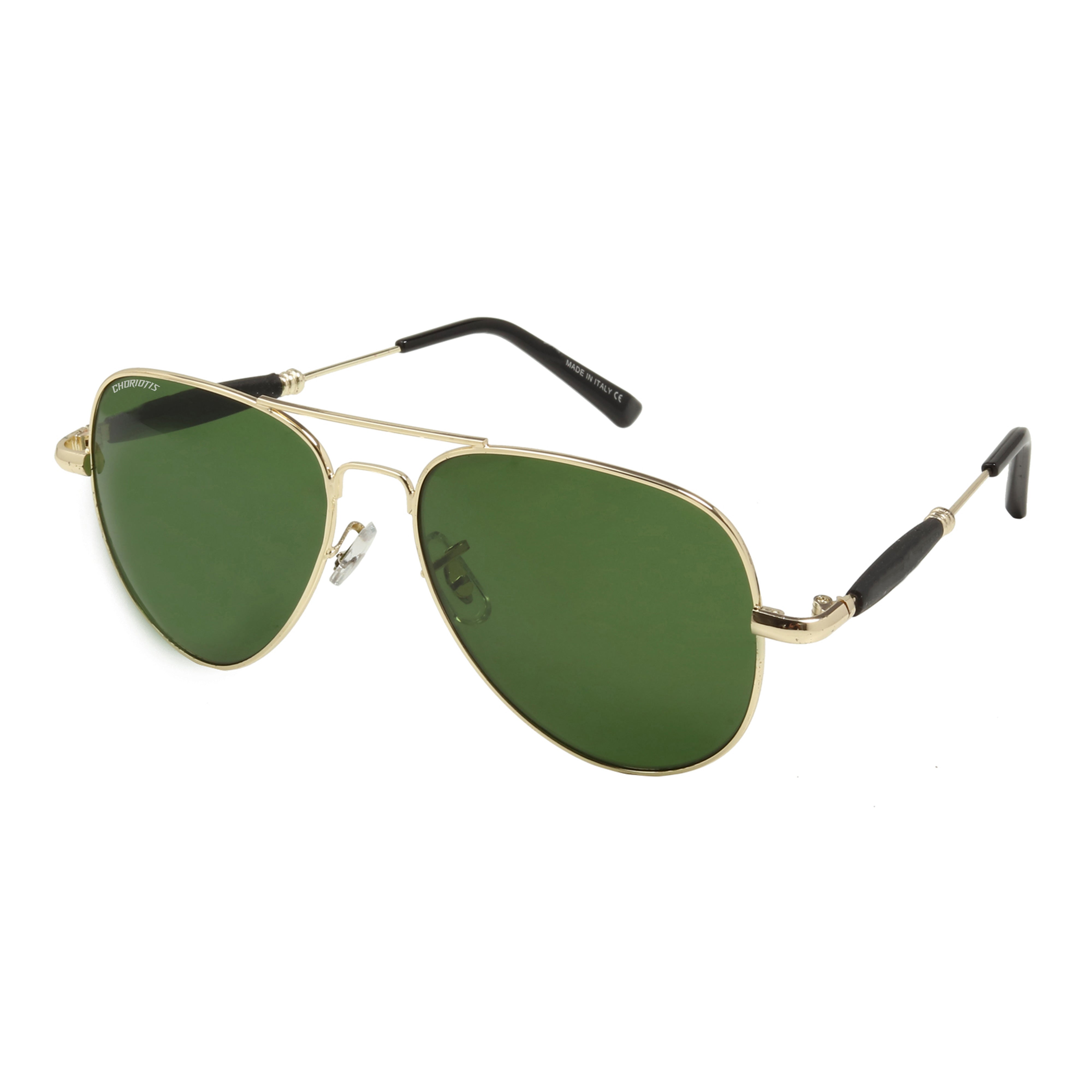 Airospace Aviator Green-Gold Sunglasses For Men & Women~CT-3517