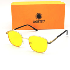 Mysaria Square Yellow-Gold Sunglasses For Men & Women~CT-6015