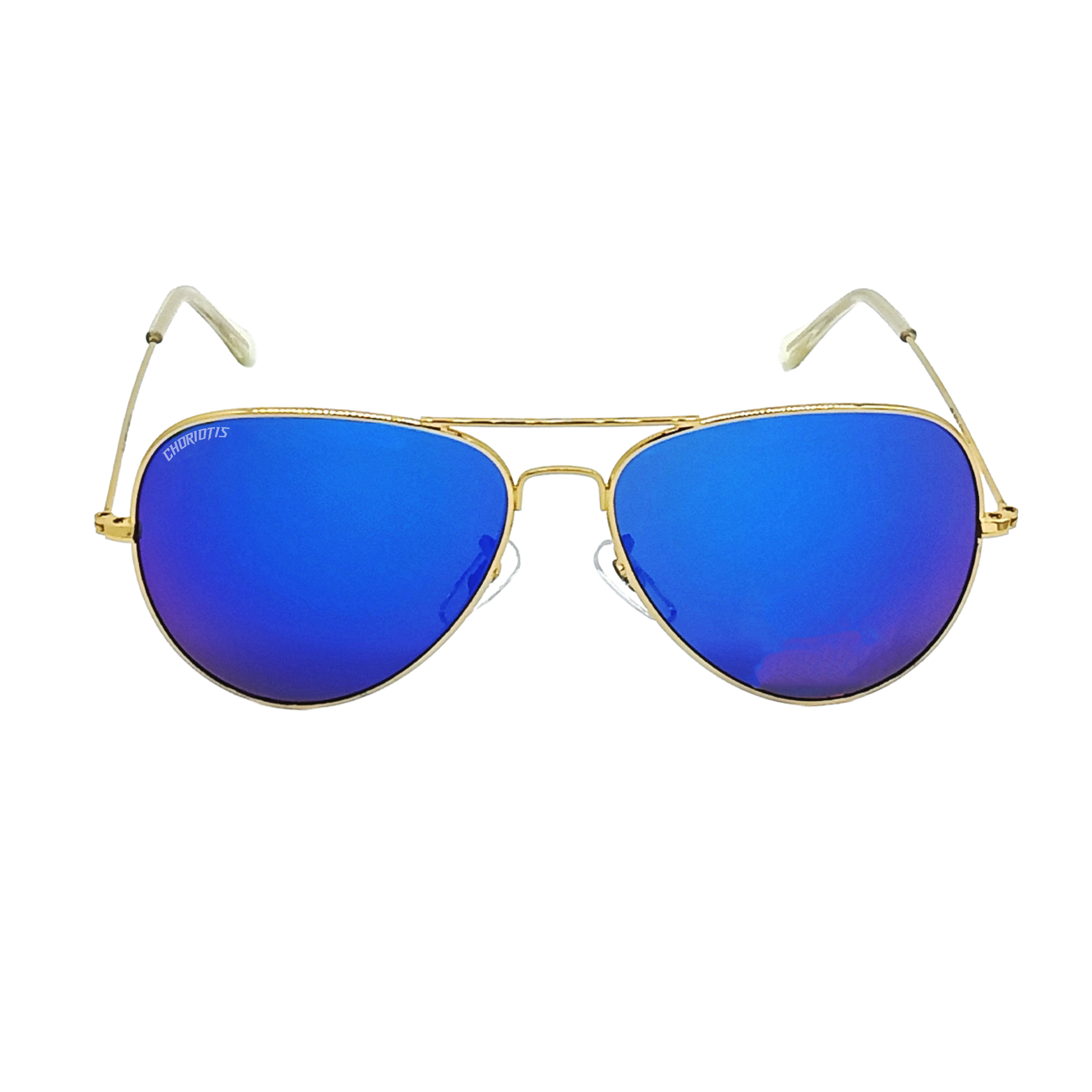 Astor Aviator Blue-Gold Sunglasses For Men & Women~CT-3026