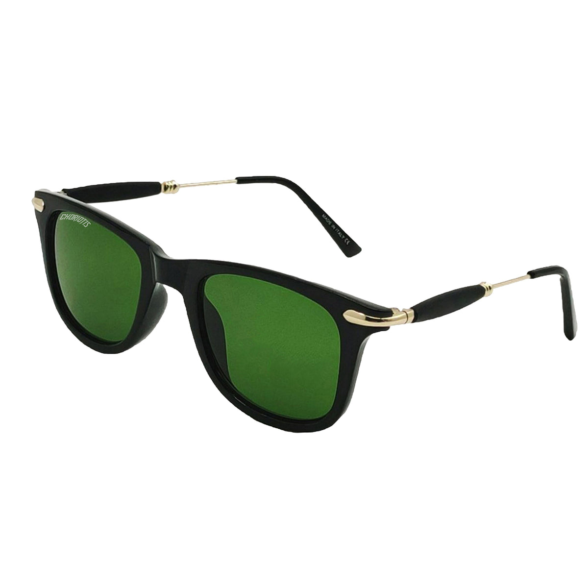 Stucor Square Green-Gold Sunglasses For Men & Women~CT-2148