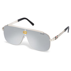 Ghostman Square Silver-Silver Sunglasses For Men & Women~CT-0039