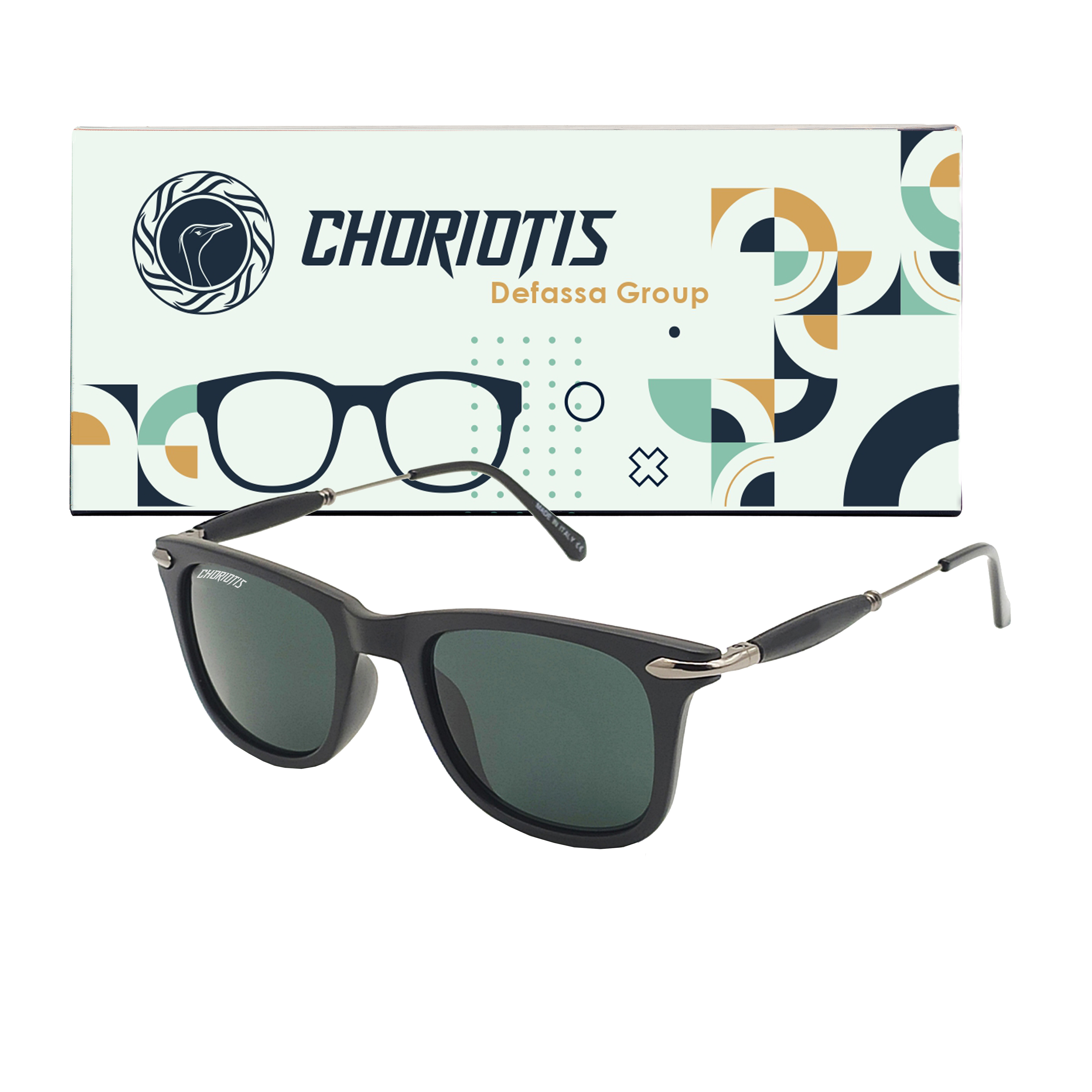 Stucor Square Black-Black Sunglasses For Men & Women~CT-2148