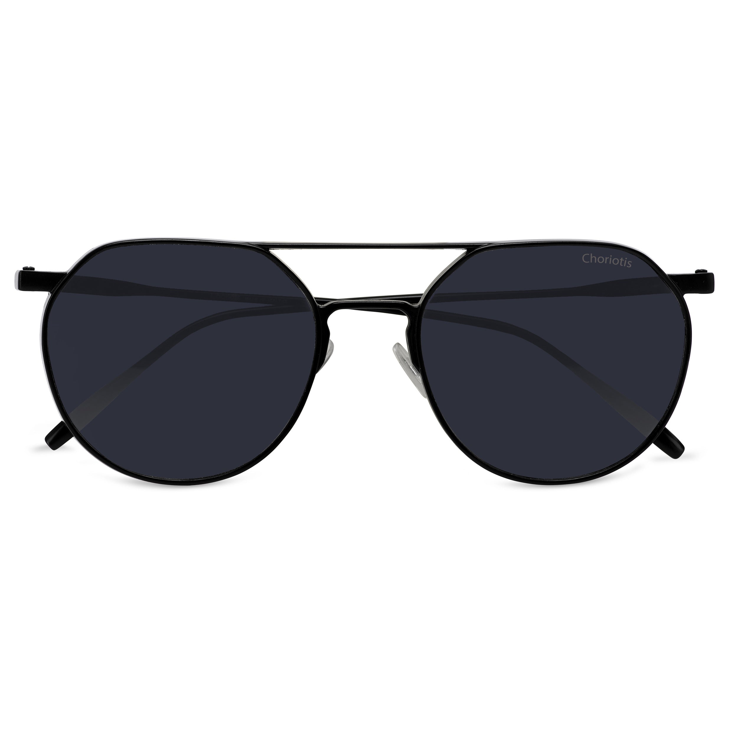 Magnite Round Black-Black Sunglasses For Men & Women~CT-1030